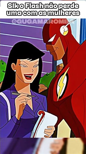 Não pode dar mole pro Wally se não é vapo kkkk⚡😂 #superman #dc #edit #shorts #flash #dccomics