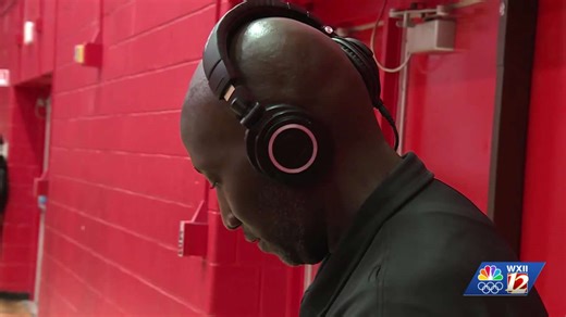 WSSU deputy police chief bridges gap between law enforcement and students by DJing sporting events