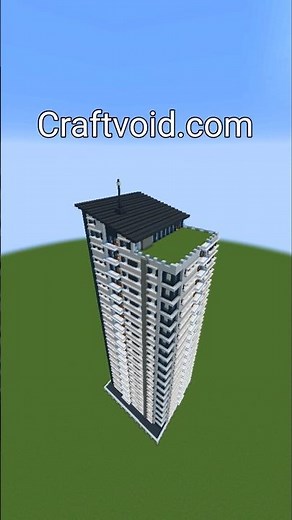 Minecraft Skyscraper timelapse
