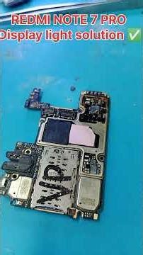 #Redmi note 7 pro display light solution ✅ #repair #mobile #smartphone #sorts #tech