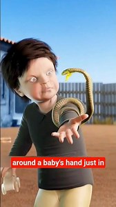 Baby Bites Cobra’s Head and Survives | Unbelievable Real-Life Incident #shorts #usa