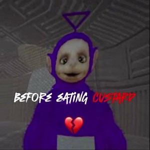 Tinky Winky Before eating custard X after 😈 #zeoworks #slendytubbies #edit #slendytubbies3