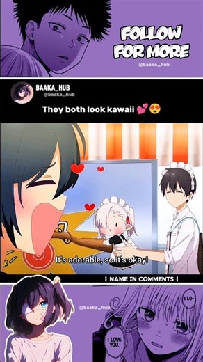 They Both look kawaii 😍💘| Li'l Miss Vampire Can't Suck Right |#anime #baakahub#kawaii