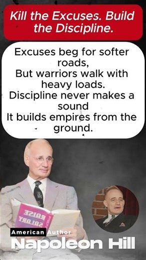 Kill the Excuses, Build the Discipline — Motivational Poem on Success & Inner Strength