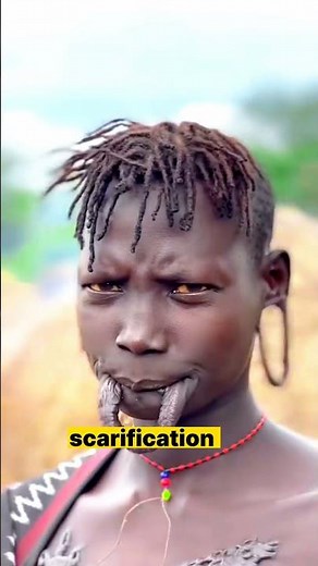 Body scarification | surma tribe #africantribes #shortvideo #short
