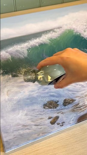 Watch Me Varnish This Oil Painting 🌊