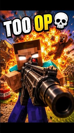 Best Minecraft Gun Mod 🔫 Minecraft Survival Turned Into War ☠️