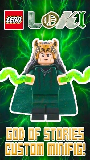 Loki 'God of Stories' Lego Minifigure! | 'Loki' Season 2 Finale | #lego #minifigures #loki