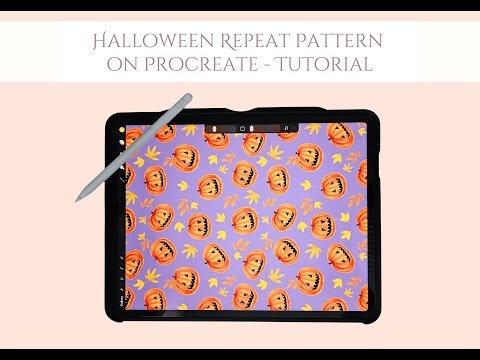 How to Make a Seamless Repeat Pattern in Procreate | Step by Step Tutorial | Halloween Edition