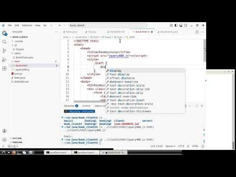 6.4 Software-Engineering mit Java: Webclient für Raumbuchung