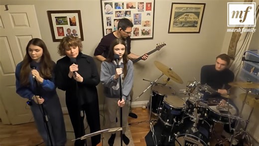 And now for a moment of serious levity as the Marsh Family sings their 'Piece of Denmark' parody