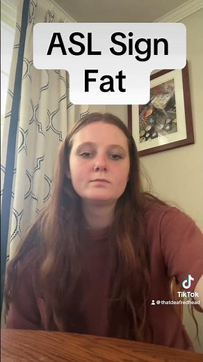 Learn How To Sign "Fat" in ASL for Beginners | American Sign Language #shorts