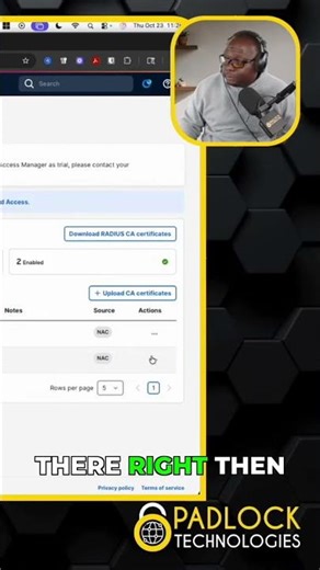 Configure Certificates in Meraki Access Manager