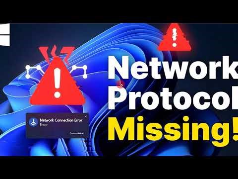 How to Fix “One or More Network Protocols Are Missing on This Computer” Error in Windows