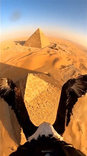 GoPro Eagle POV: Shocking Hidden Entrance Found at the Pyramids of Giza
