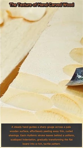 The Texture of Hand-Carved Wood
