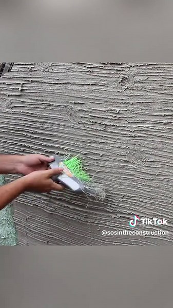 Create Stunning Wall Texture with a Rake and Broom