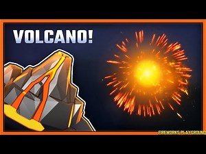 INSANE VOLCANO FIREWORK! Roblox Fireworks Playground - Volcanic Rampage