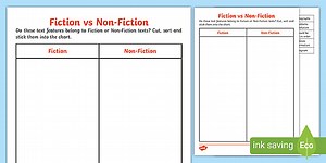 Fiction vs Non-Fiction Sort Activity