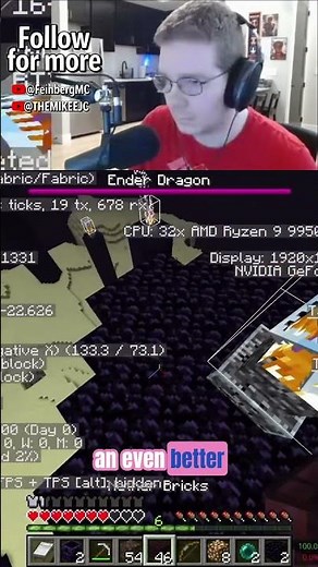 Minecraft Ender Dragon Battle: Epic Fight to Victory! #shorts