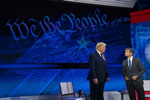 Clintonista Stephanopoulos desperate to condemn Trump