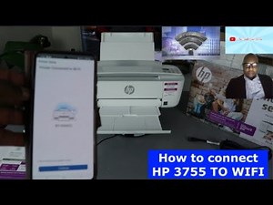 How to Connect Deskjet HP 3755 All-in-One Wireless Printer To WIFI
