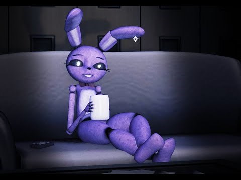 [FNAF] Bonnie enjoys some tea while watching programs that could use context
