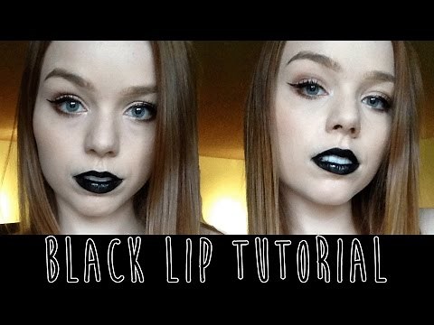 Black Lips Tutorial - No Lipstick Required