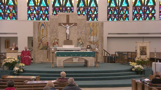 Prayer for a Spiritual Communion: My Jesus, I believe that You are present in the Most Holy Sacrament of the altar. I love You above all things, and I desire to receive You into my soul. Since I cannot at this moment receive You sacramentally, come at least spiritually into my heart … I embrace You as if You were already there and unite myself wholly to You. Never permit me to be separated from You, Amen. Permission to live-stream the music in this service obtained from ONE LICENSE, License #A-7