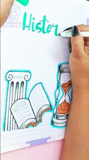 Carátula de historia para impresionar #dibujo #historia #caratulas #cuaderno #portadasbonitas