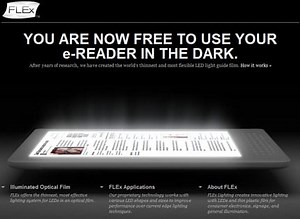 Une nouvelle technologie d'éclairage pour les readers...