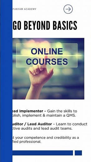 Quality Management System Training for Quality Planning, Assurance and Control | Online Course