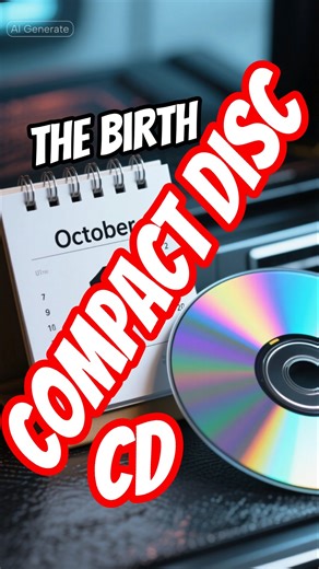 The birth of the compact disc!!!