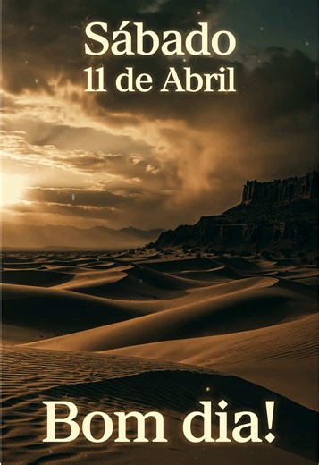 Bom dia Deus! Hoje é sábado pai, 11 de Abril. #oração #bomdia #Deus #fé #amém