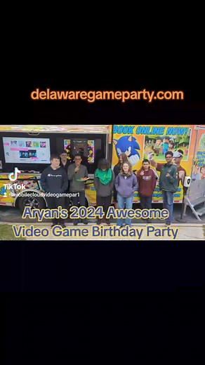 Aryan's 2024 Awesome Video Game Birthday Party TikTok #videogameparty #fortnitevideogameparty #teenagerbirthdayparty #gametruck #delawaregameparty #barmitzvah #mobilecloudvideogameparty #blackbusiness www.mobilecloudvideogameparty.com or call 302-531-5858 or (855) 5-GAMERS | Mobile Cloud Video Game Party
