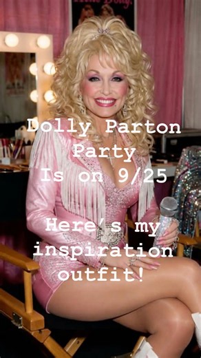 Goodwill finds into Dolly Parton costume!