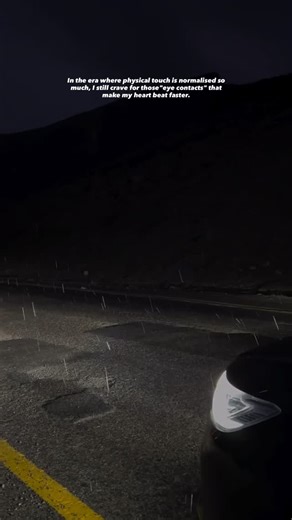 🎀 on Instagram: "In the era where physical touch is normalised so much, I still crave for those "eye contacts" that make my heart beat faster."