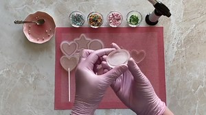 mostsom Chocolate Silicone Mold Silicone Mold Round Lollipop Mold Cake Decorating Tools 3D Snack Tool For Same as Snack Party Kitchen 2PCS (G_ Round)