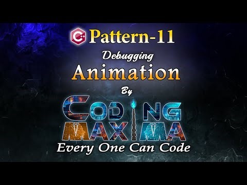 Cpp Pattern 11 | Cpp programming | 1080P HD | Coding Maxima | coding animations