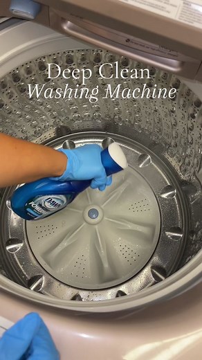 Deep clean my washer with me. I’ll admit I have not done this in a long time! How do you deep clean your washing machine? #howtocleanawashingmachine #washingmachinecleaner #cleantok #momsoftiktok #cleaningmotivation #howtocleanawasher #deepcleanwasher #washercleaningtips #washerhacks