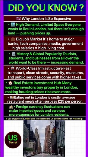 Why Is London So Expensive? #london #usa #us