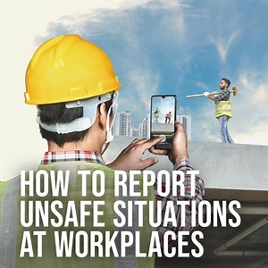 When it comes to safety at work, there should be no compromise. Report unsafe situations in the following ways. | Workplace Safety and Health Council