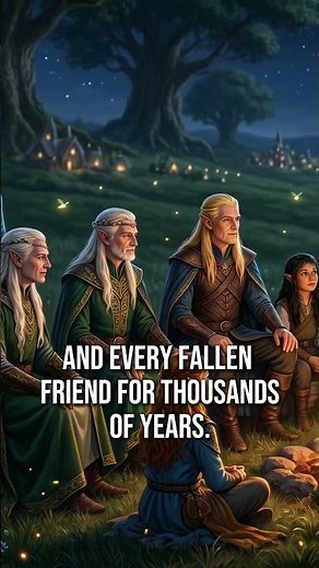 Why Are Elves Immortal? | The Lord of the Rings #lordoftherings #elves #fyp #thehobbit