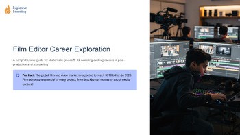 Film Editor Career Exploration Career Exploration 101 Role Skills Salary...