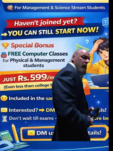 📘 NEB Class 12 Mathematics Online Tuition Batch 🎯 For Management & Science Stream Students Our regular online classes are running continuously 💻 So even if you’re late, confused, or haven’t joined yet — 👉 YOU CAN STILL START NOW! 💡 Why join us? ✅ Concept explained from zero level to exam level ✅ NEB-focused teaching (no extra confusion) ✅ Friendly interactive online classes ✅ Perfect for weak, average & topper students 🎁 BONUS OFFER (LIMITED TIME) 🔥 If you’re from Physical or Management g