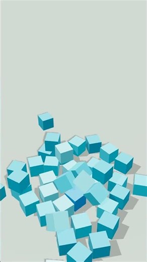 Diamond Crystal Explosion - Voxel Block Collapse Animation