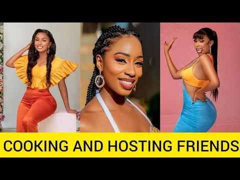 CELEBRITIES COOKING AND HOSTING FRIENDS | RUTH K | AMBERAY | OFFICIAL KINUTHIA | DIANA BAHATI