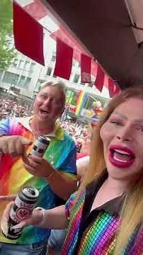 CSD Parade Frankfurt am Main 2025 Float SPD No. 21 Hubert Fella and Patrick Mast #hubertfella