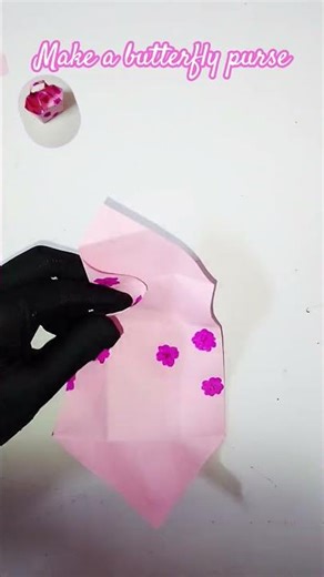 How to make a paper purse 👛👛💗#diy #papercraft