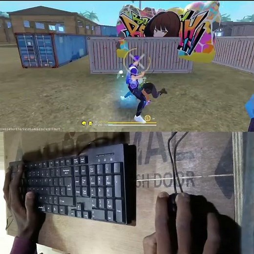 😱mouse keyboard gaming free fire || how to play free fire with mouse and keyboard ⌨️